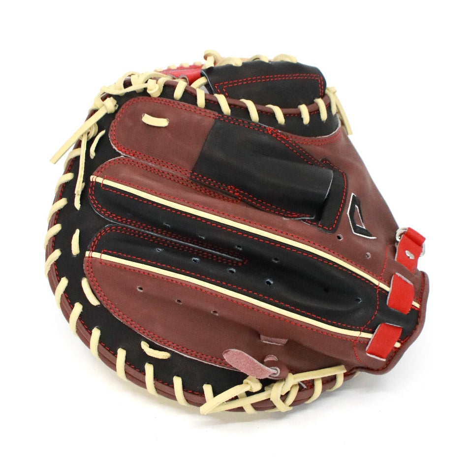 Brown/Red Closed Back Catchers Mitt