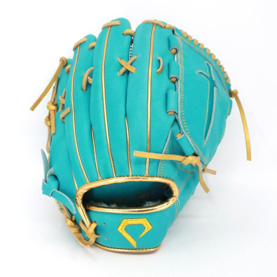 Teal/Gold Sword Pitcher Glove